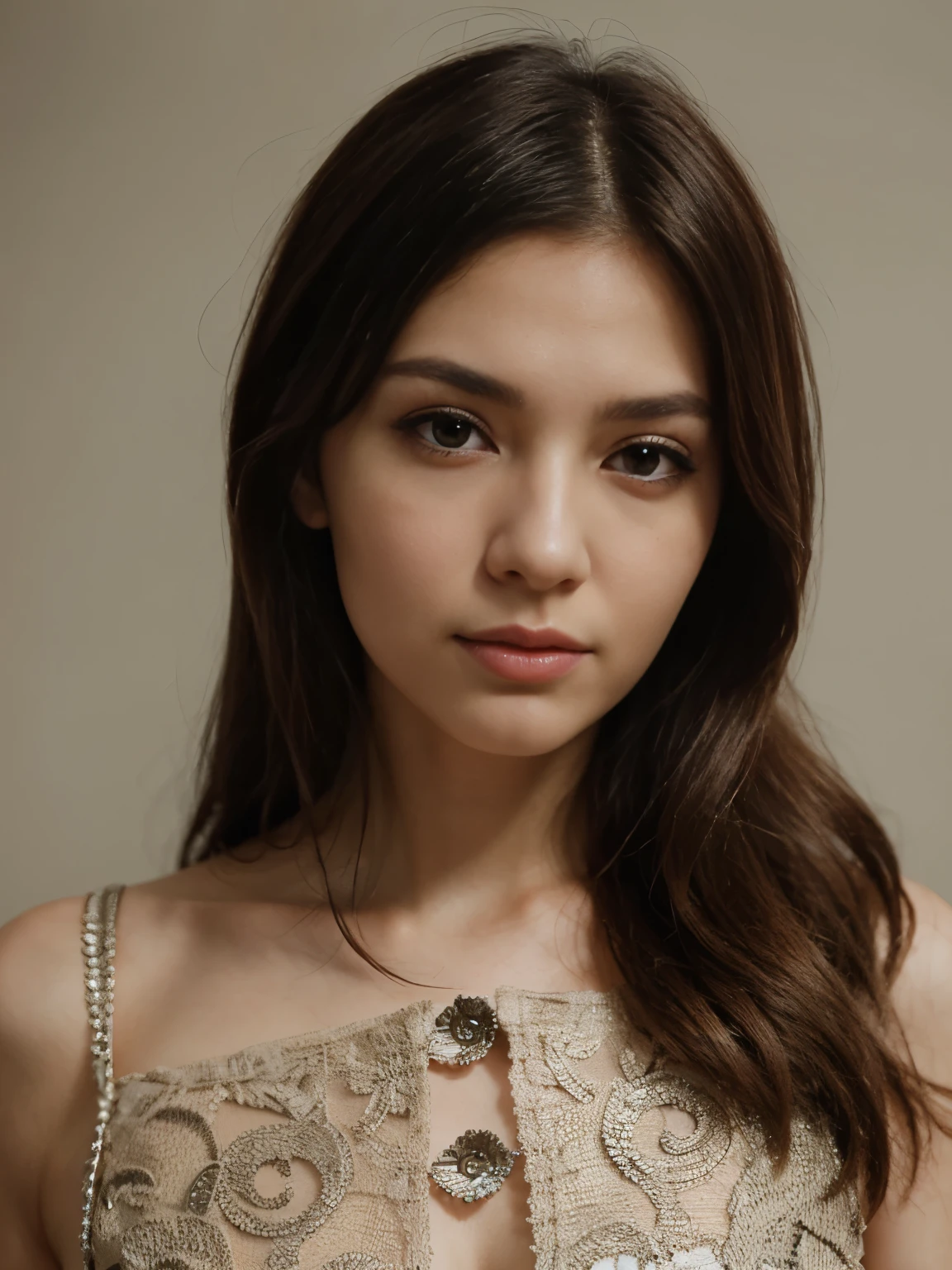 close up portrait photograph of a fashionable russian woman, Yokochou Effect
