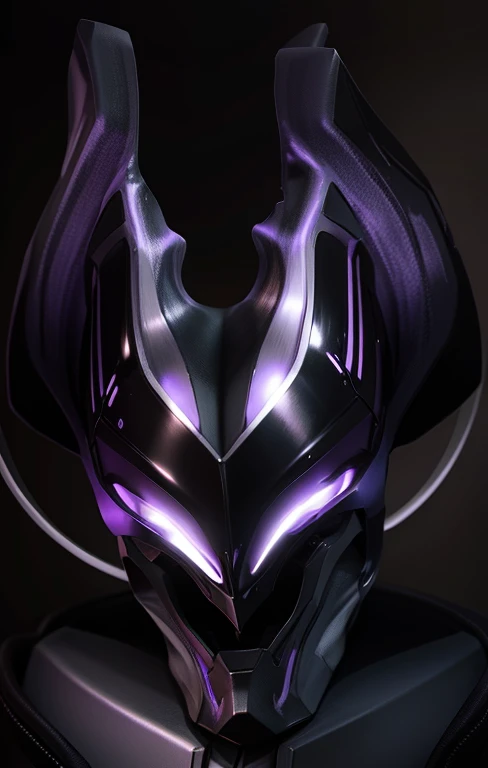 The whole body turns dark purple and silver