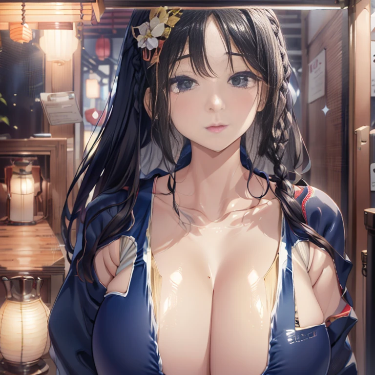 「highest quality、masterpiece、An illustration、very delicate and beautiful、very detailed、cg、8k wallpaper、wonderful、small details、masterpiece、最高の究極の芸術very detailed cg Unity 8k wallpaper」、(((little Japanese girl)))、(((huge breasts 1:1)))、(((Super Big 1:2)))、(((Pee)))、(((black hair)))、(((Braid)))、(((navy school swimsuit1:1)))、