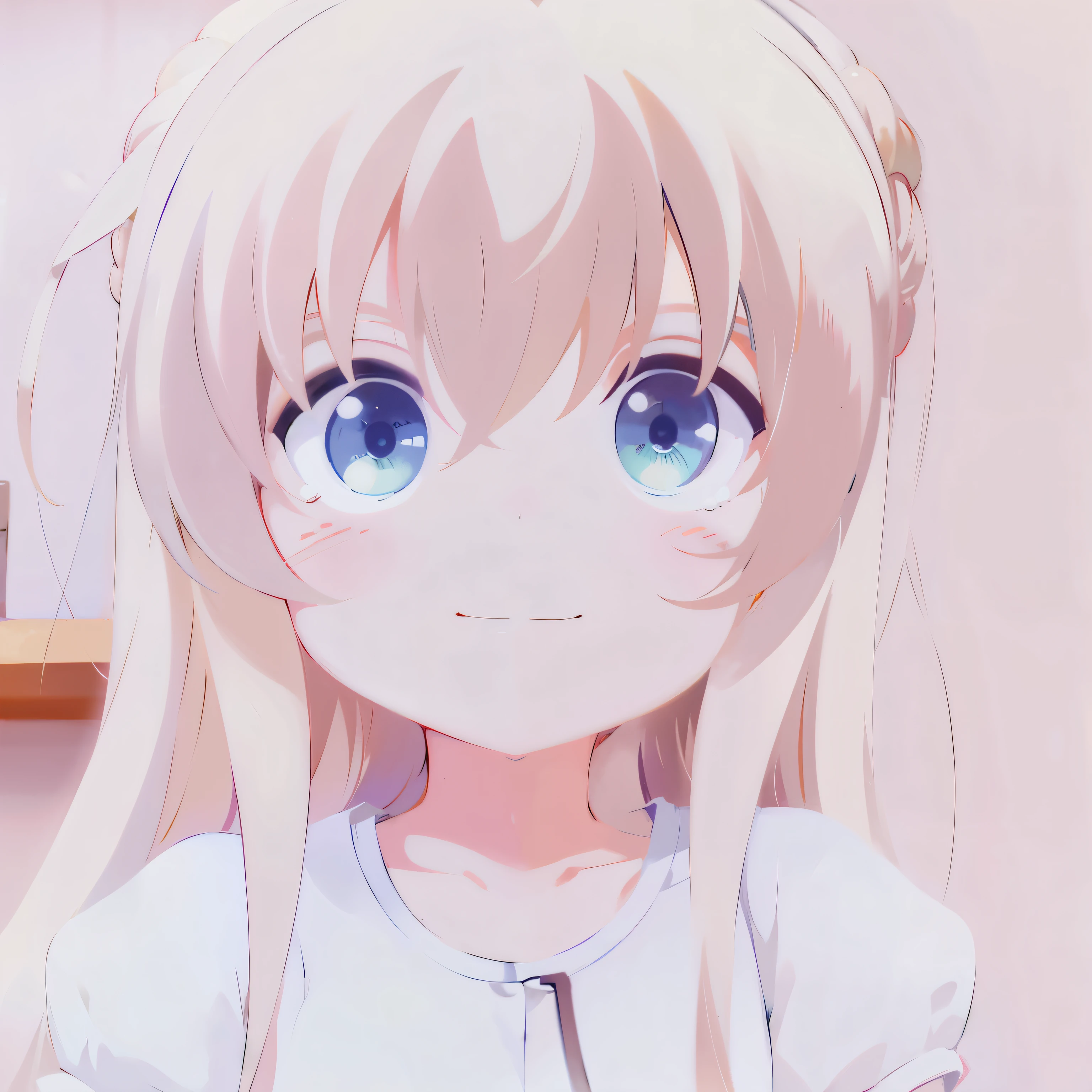 japanese manga girl with long blonde hair and blue eyes in a white shirt, soft japanese manga illustration, cute japanese manga face, cute natural japanese manga face, extremely cute japanese manga girl face, cute japanese manga girl, pretty japanese manga face, detailed japanese manga soft face, japanese manga visual of a cute girl, soft japanese manga, japanese manga best girl, japanese manga. soft light, perfect japanese manga face, semi realistic japanese manga