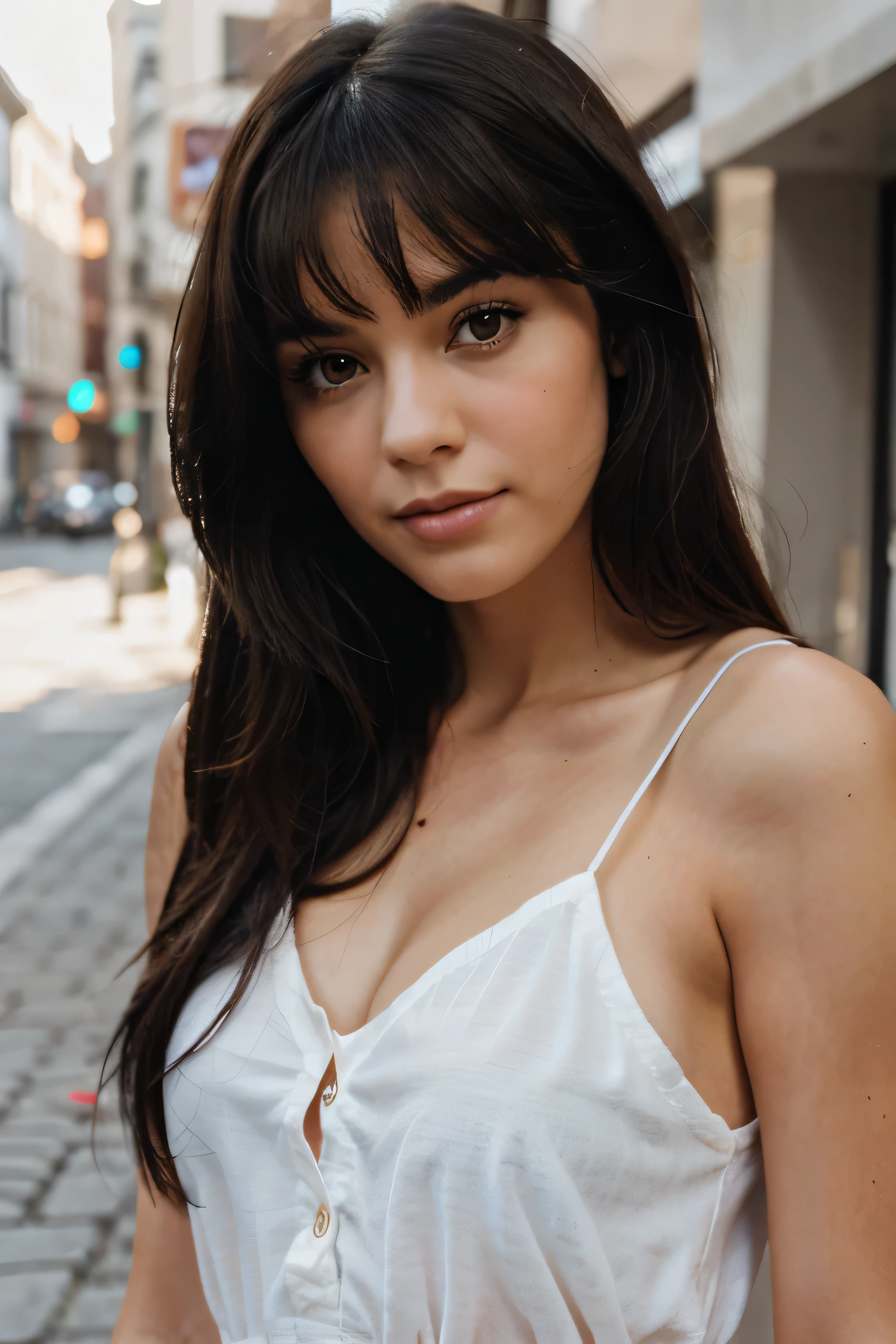 Mulher com cabelo escuro, Brunnette
