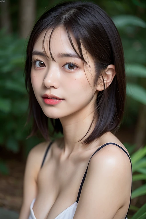 (slim, small, flat, small), realistic, detailed, skin texture, ultra detailed, delicate sexy clavicle, smile, super detaileded face, detaileded lips, detaileded eyes, double eyelid, 16 year old girl beautiful girl, 25 years old, japanese makeup, black hair, thigh, physically thin, thigh, I was ?????, hot water spring, Do naughty things, I was ?????, 8K, private parts visible, I can see ????? nipples, whole body,
