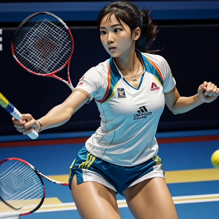 Garota da tailandia jogadora de badminton