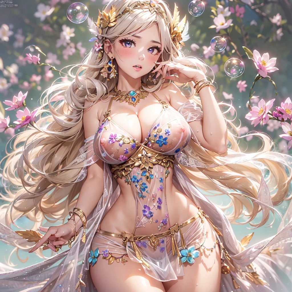 beautiful美しさ, 3D two-dimensional, rich, blonde, skirt, stockings, high heels, poison、star、star、(Highly detailed CG Unity 8K wallpaper),(masterpiece), (最high quality), (Super detailed), (best work),(best shadow), (sharp eyeliner, eye shadow, fine eye:1.1), (超High resolution,realistic,最high quality,realistic),(8K,RAW photo,最high quality,マstarプル),mature woman、sensual curves、huge breasts、thighs、bubble、お尻のmasterpiece, 最high quality, Super detailed, full body shot, mature woman, beautiful mature woman, nightgown and underwear, enchanting smile, thick lips, Chubby lips, blush, looking at the viewer, provocative expression, beautiful髪型, cleavage, Plump、curvy hips、attractive face、sexy lingerie、an inviting gaze、Expression of emotions、Lewd underwear、(((erotic see-through lingerie set)))、Standing position、gorgeous accessories 、big breastsの女性, bare shoulders, golden hair, colored feather, metal ornaments, colored flowers, particle, light, (masterpiece, 最high quality, 最high quality, official art, beautiful and aesthetic:1.2), (1 girl:1.3), very detailed,(fractal art:1.1),(colorful:1.1)、(flowers:1.3),most detailed,(zentangle:1.2), (dynamic pose), (abstract background:1.3), (shiny skin), (lots of colors :1.4), ,(earrings:1.4), (feather:1.4),masterpiece, 最high quality, Super detailed, 30~40 years, full body shot, beautiful 、various hairstyles,gold headband,plump breasts,beautiful butt,greek clothing,Tulle covers the breasts,perfectly proportioned, detailed clothing details,marble,god statue,cinematic lighting, film grain, 8K, masterpiece, Super detailed, high detail, high quality, High resolution,(((NSFW:1.2)))、exposed chest、Openwork decoration,(((see through dress)))、(((解剖学的に正しいbody))) , 最high quality, Super detailed, (((Lewd underwear)))、raise your butt, from below, (((R-18)))、Hakari、thighs, big breasts, Are standing, cowboy shot, blush, (((1 girl))), (masterpiece:1.3), (High resolution), (8K), (very detailed), perfect face, Nice eye and face, (((最high quality))), (Super detailed), detailed face and eye, (alone), High resolution、beautifuleye,(((sexy pose)))、(((整ったbig breasts)))、((beautiful eye))、luxury、(((超High resolution)))、(((detailed description)))、(((ぽっちゃりbody型)))、(((解剖学的構造に一致したbodyの部位)))、beautiful長いまつ毛、バランスのとれたbody型,2 feet、Just the right size for your legs and arms、Fishnet tights、glamorous、(((Clear white and black eye)))、lipstick、Sparkling、(Undistorted face, eye, body)、jewelry、gem、(長くカールしたbeautifulまつ毛)、(((バランス良いbeautiful胸)))、(transparent, Exquisite skin:1.2)、(((完璧なglamorousボディー)))、actress face、Super beautiful、Cute smile、Healing beauty、Flower shower、完璧なeye、realistic depiction、Super sexy、glossy、Glamorous