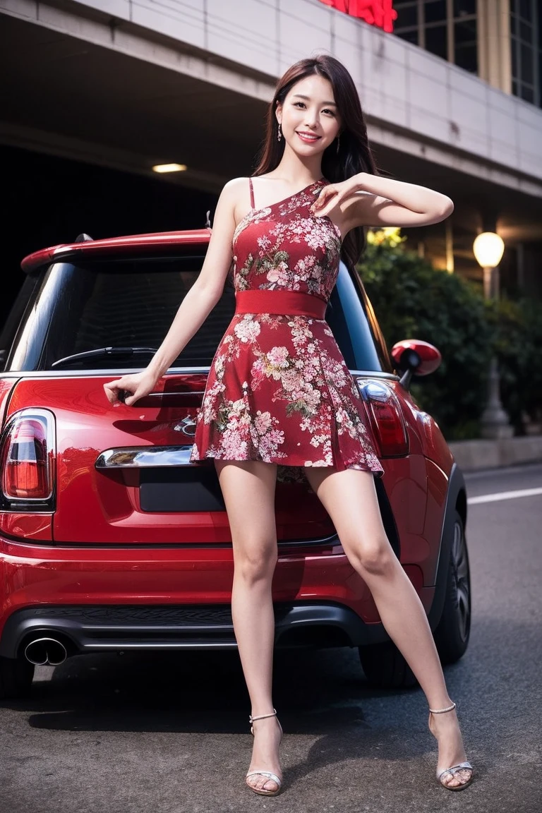 (whole body:1.5)，(A girl riding a bike:1.3),(Displaying the viewer:1.4)，(Anatomically correct:1.4),(Opaque pantyhose and pointy thick heels,, :1.3),(Sit on the top of the mountain:1.2),(wearing a chinese floral dress:1.2),Flowing short golden hair:1.2),(Accurate and perfect face:1.3),(Long legs:1.3),Hyper HD, Ray Tracing, reflected light， Structurally correct, Awards, Attention to detail, Brighten the color contrast, Facial lighting ，Cinema Lighting, Tabletop, Super Detail, high quality, Attention to detail, 最high quality, 16K，High Contrast,