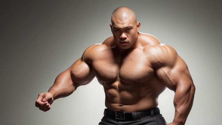 (Highly detailed 8K wallpaper), asian man, muscle worship, fold your arms, On the playground, baseball uniform, high detail, very short hair, skin head, Circular cut, very large and strong body, bulging muscles, muscular, very large pectoral muscles. Very sexy abs, legs are muscular, Toned figure, brightens oily skin, muscular, Tank top, T-shirt, long shot, wide shot