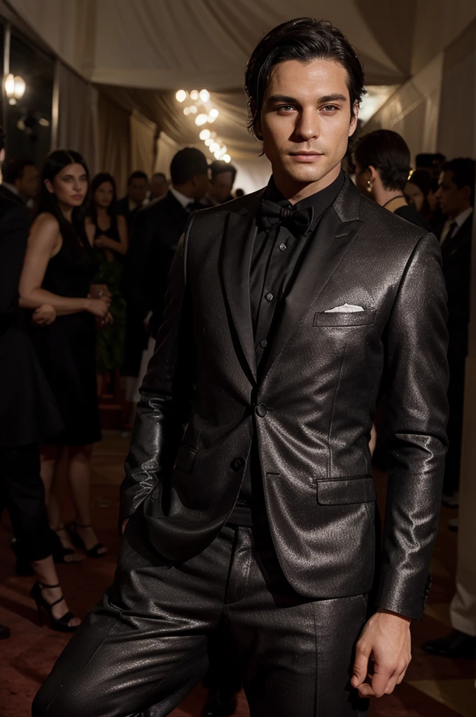 Man with dark hair met gala image