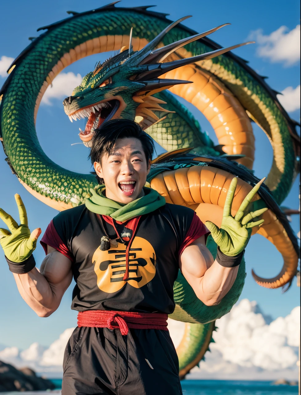 dragon ball , shenron, realistic