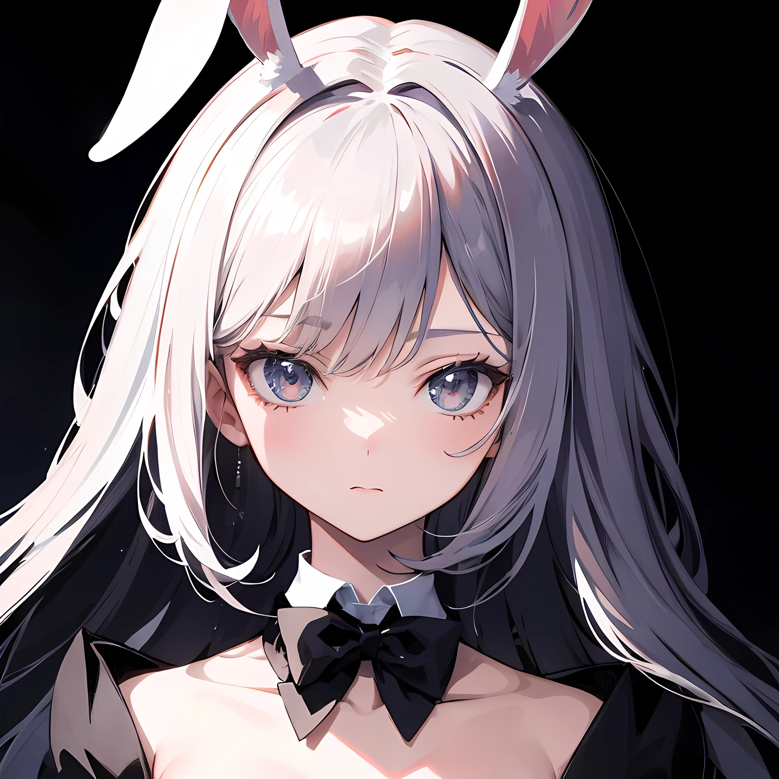 (flat color:0.9),(rich and colorful:1.1),(masterpiece:1,2), best quality, masterpiece, high resolution, The original, Very detailed wallpaper, looking at the audience,,,1 girl,alone,bunnygirl,portrait