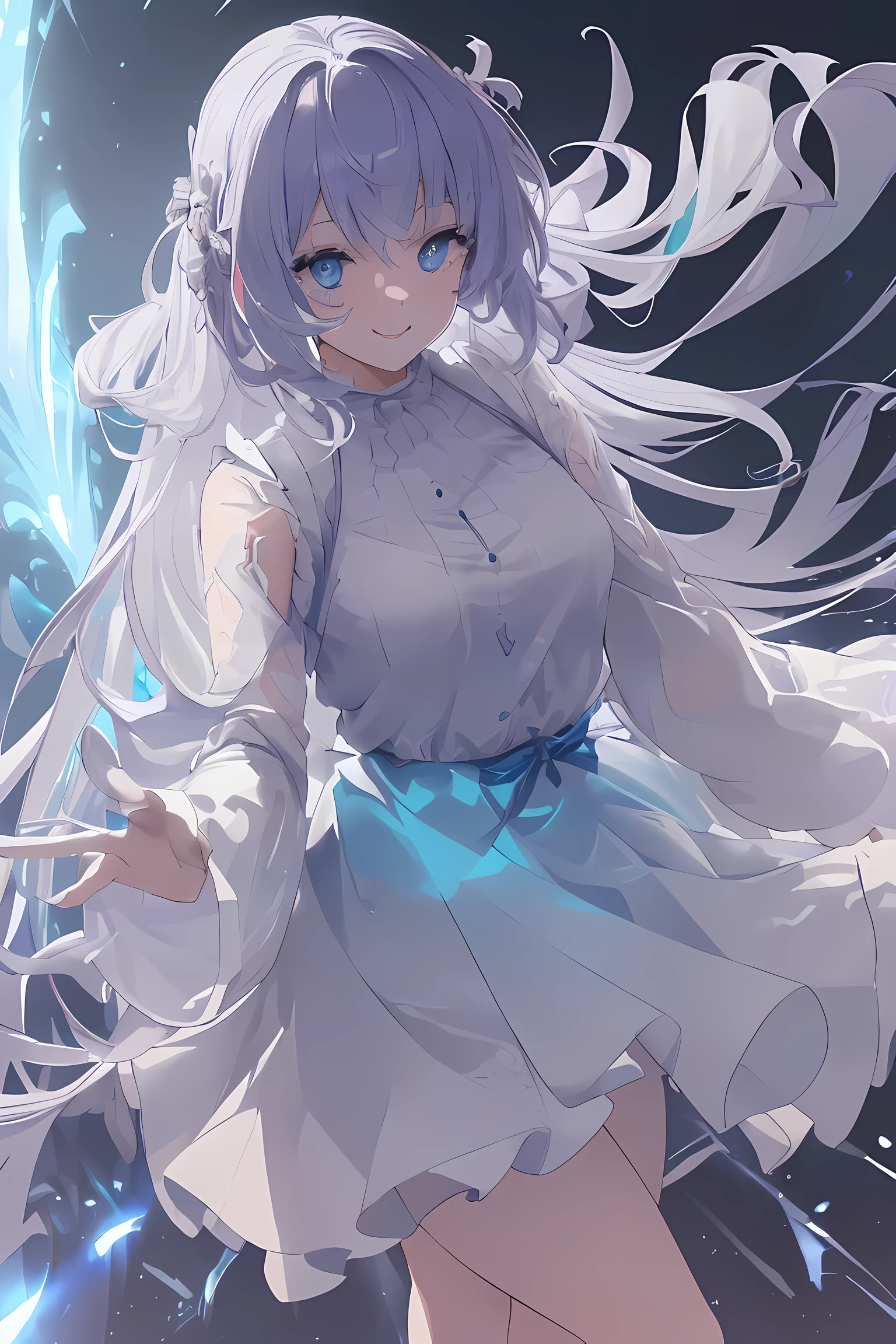 {((Japanese cartoons, About art, depth of field, motion blur, glowing light, ultra high definition, retina, masterpiece, precise, anatomically correct, textured skin, 超级detail, 高detail, high quality, Award-winning, best quality, high resolution, 16k))} . | {((teenager_girls, random_hairstyle, random_hair_colors, random_Eye_color, beautiful_detailed_Eye))} . | {((Model_Body))} . | {(big deal_Smile, Mouth_Open))} . | {((Wide_angle, upper Body, (perfect_hand指:1.0), (perfect_leg:1.0), better one_hand, more_detail))}