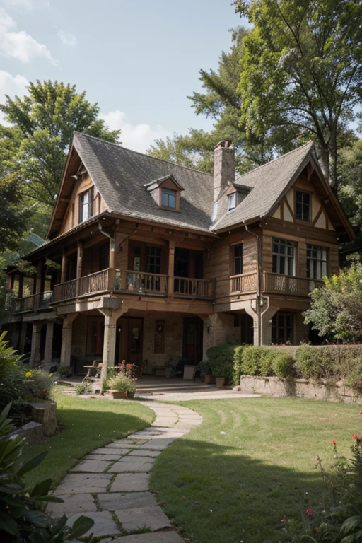 The exquisite beauty house of nature illust