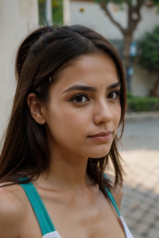 con la misma cara pero de perfil