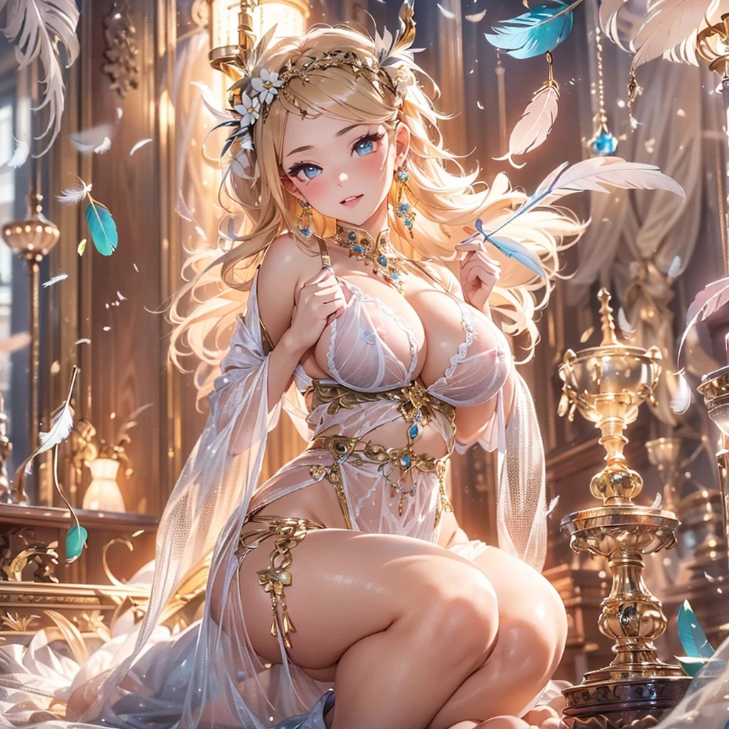 過去最高のmasterpiece、beautiful美しさ, 3D two-dimensional, rich, blonde, skirt, stockings, high heels, poison、star、star、(Highly detailed CG Unity 8K wallpaper),(masterpiece), (最high quality), (Super detailed), (best work),(best shadow), (sharp eyeliner, eye shadow, fine eye:1.1), (超High resolution,realistic,最high quality,realistic),(8K,RAW photo,最high quality,マstarプル),mature woman、sensual curves、huge breasts、thighs、bubble、お尻のmasterpiece, 最high quality, Super detailed, full body shot, mature woman, beautiful mature woman, nightgown and underwear, enchanting smile, thick lips, Chubby lips, blush, looking at the viewer, provocative expression, beautiful髪型, cleavage, Plump、curvy hips、attractive face、sexy lingerie、an inviting gaze、Expression of emotions、Lewd underwear、(((erotic see-through lingerie set)))、Standing position、gorgeous accessories 、big breastsの女性, bare shoulders, golden hair, colored feather, metal ornaments, colored flowers, particle, light, (masterpiece, 最high quality, 最high quality, official art, beautiful and aesthetic:1.2), (1 girl:1.3), very detailed,(fractal art:1.1),(colorful:1.1)、(flowers:1.3),most detailed,(zentangle:1.2), (dynamic pose), (abstract background:1.3), (shiny skin), (lots of colors :1.4), ,(earrings:1.4), (feather:1.4),masterpiece, 最high quality, Super detailed, 30~40 years, full body shot, beautiful 、various hairstyles,gold headband,plump breasts,beautiful butt,greek clothing,Tulle covers the breasts,perfectly proportioned, detailed clothing details,marble,god statue,cinematic lighting, film grain, 8K, masterpiece, Super detailed, high detail, high quality, High resolution,(((NSFW:1.2)))、exposed chest、Openwork decoration,(((see through dress)))、(((解剖学的に正しいbody))) , 最high quality, Super detailed, (((Lewd underwear)))、raise your butt, from below, (((R-18)))、Hakari、thighs, big breasts, Are standing, cowboy shot, blush, (((1 girl))), (masterpiece:1.3), (High resolution), (8K), (very detailed), perfect face, Nice eye and face, (((最high quality))), (Super detailed), detailed face and eye, (alone), High resolution、beautifuleye,(((sexy pose)))、(((整ったbig breasts)))、((beautiful eye))、luxury、(((超High resolution)))、(((detailed description)))、(((ぽっちゃりbody型)))、(((解剖学的構造に一致したbodyの部位)))、beautiful長いまつ毛、バランスのとれたbody型,2 feet、Just the right size for your legs and arms、Fishnet tights、glamorous、(((Clear white and black eye)))、lipstick、Sparkling、(Undistorted face, eye, body)、jewelry、gem、(長くカールしたbeautifulまつ毛)、(((バランス良いbeautiful胸)))、(transparent, Exquisite skin:1.2)、(((完璧なglamorousボディー)))、actress face、Super beautiful、Cute smile、Healing beauty、Flower shower、完璧なeye、realistic depiction、Super sexy、glossy、Glamorous、double eyelids、Good dark makeup、makeup