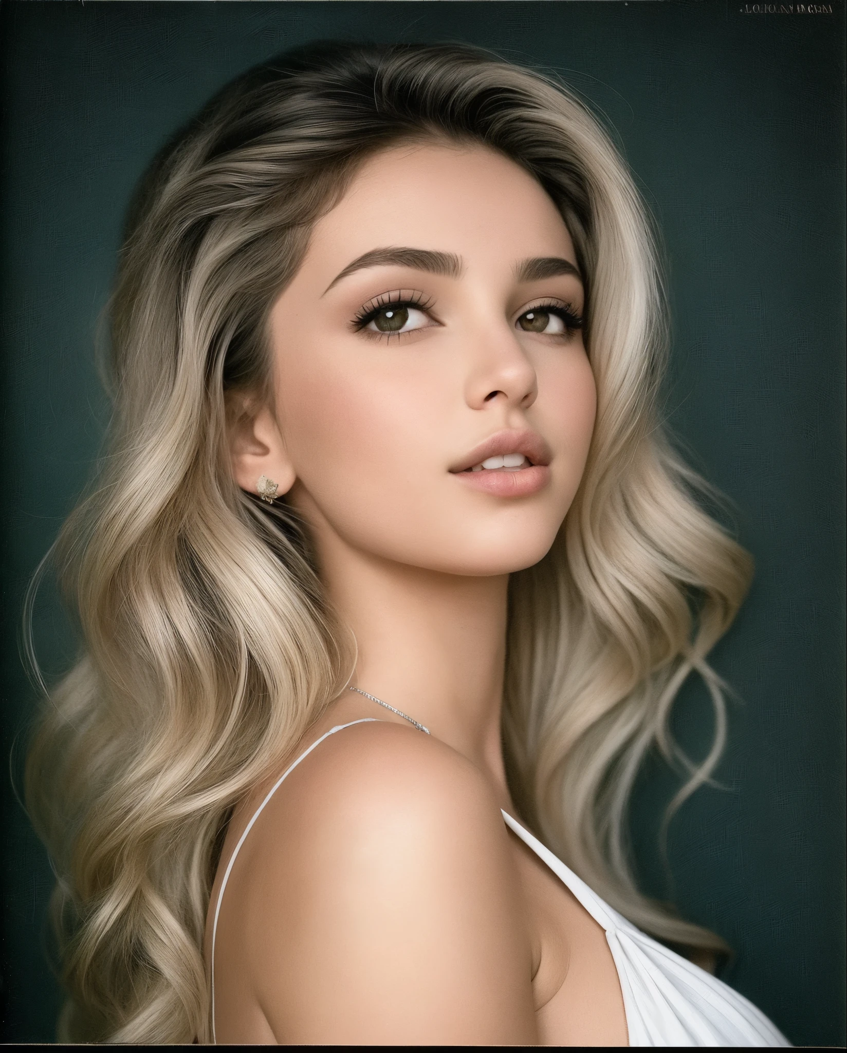 mulher loira com cabelos longos e vestido branco, Looking at the camera, morena com cabelos tingidos de loiro, cerveja madison girl portrait, beleza de cair o queixo, ellie victoria gale, Kailee Mandel, ela tem cerca de 20 anos, 18 anos de idade, ela tem cerca de 2 0 anos, cerveja madison, Retrato de Sophie Mudd, beleza de cair o queixo, :: cerveja madison