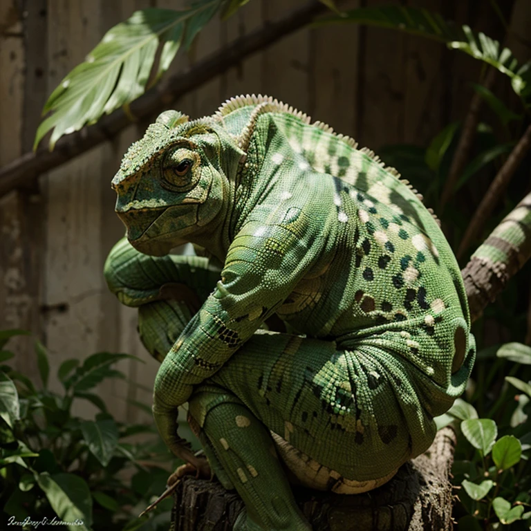 Un guerrier cameleon