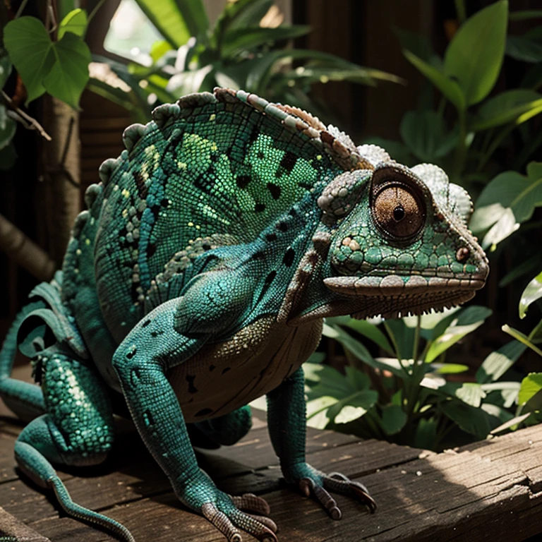 Muscular chameleon