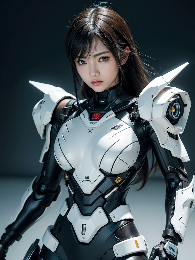 Textured skin, Super Detail, high details, High quality, Best Quality, hight resolution, 1080p, hard disk, Beautiful,(cyborgs),(Missiles from the chest),美しいcyborgsの女性,メカcyborgsガール,Battle Mode,Girl with a Mecha Body,彼女は武器を持ったバトルcyborgsメカを身に着けています,Fulll body Shot