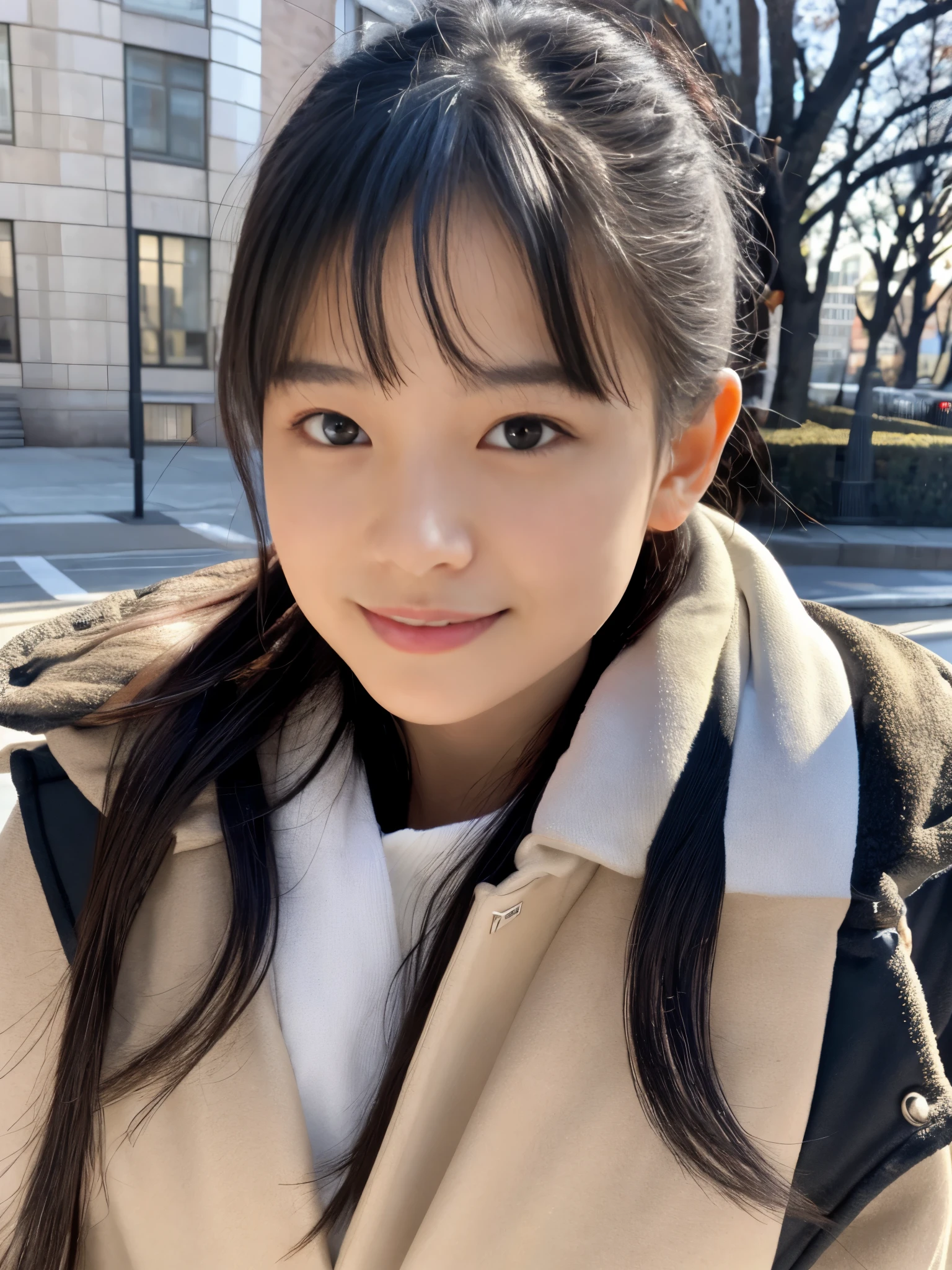 Best quality, masterpiece, ultra high res, (photorealistic:1.4),
a girl
<lyco:xiaofu:0.7>
(((lovely))),
((Black hair, twin ponytails, sitting on a small stool))