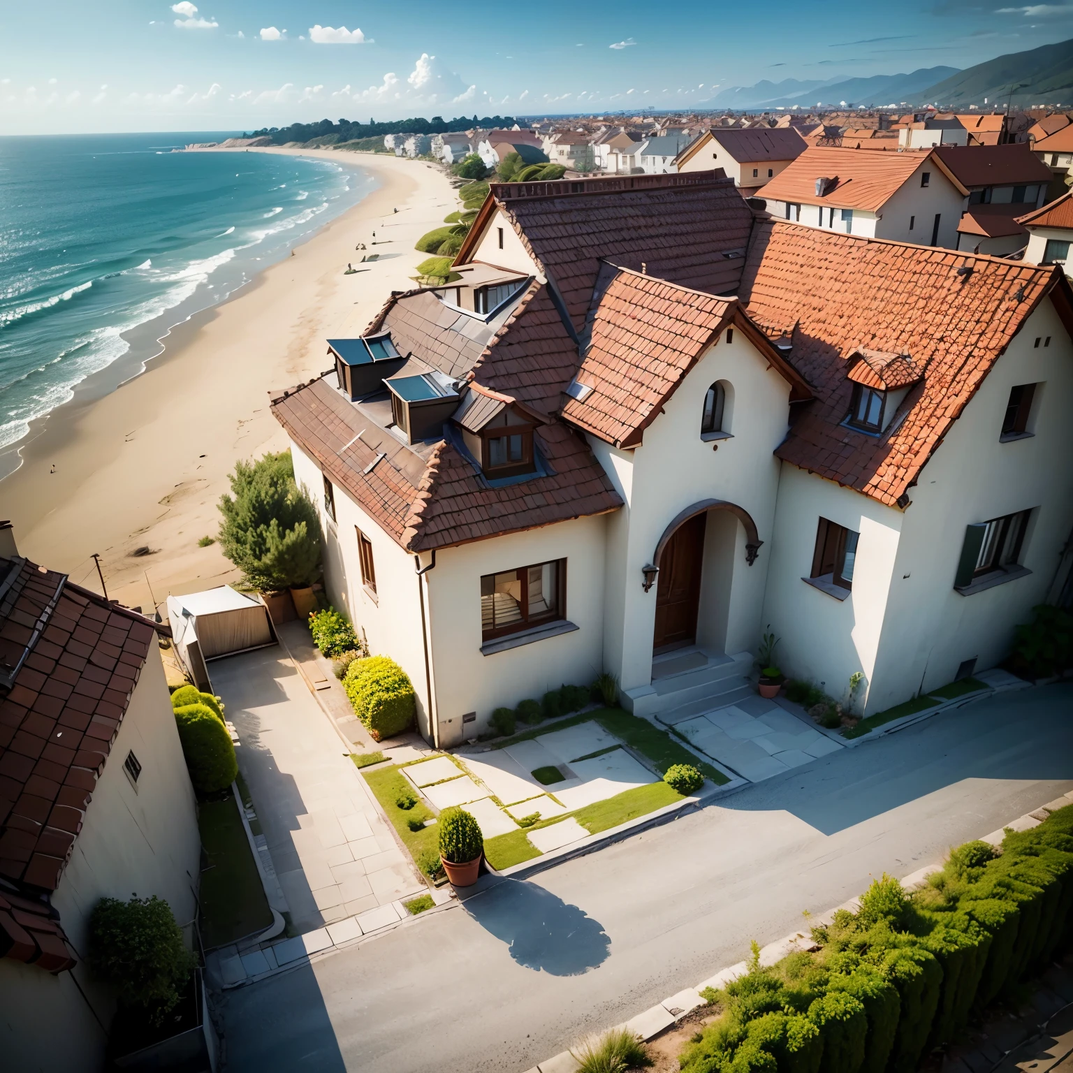 5000m2 Villa near the sea 10 houses