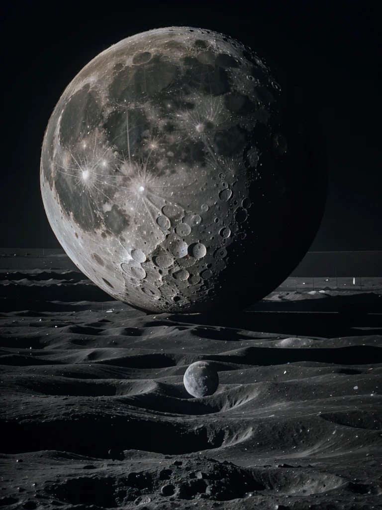 Moon' surface