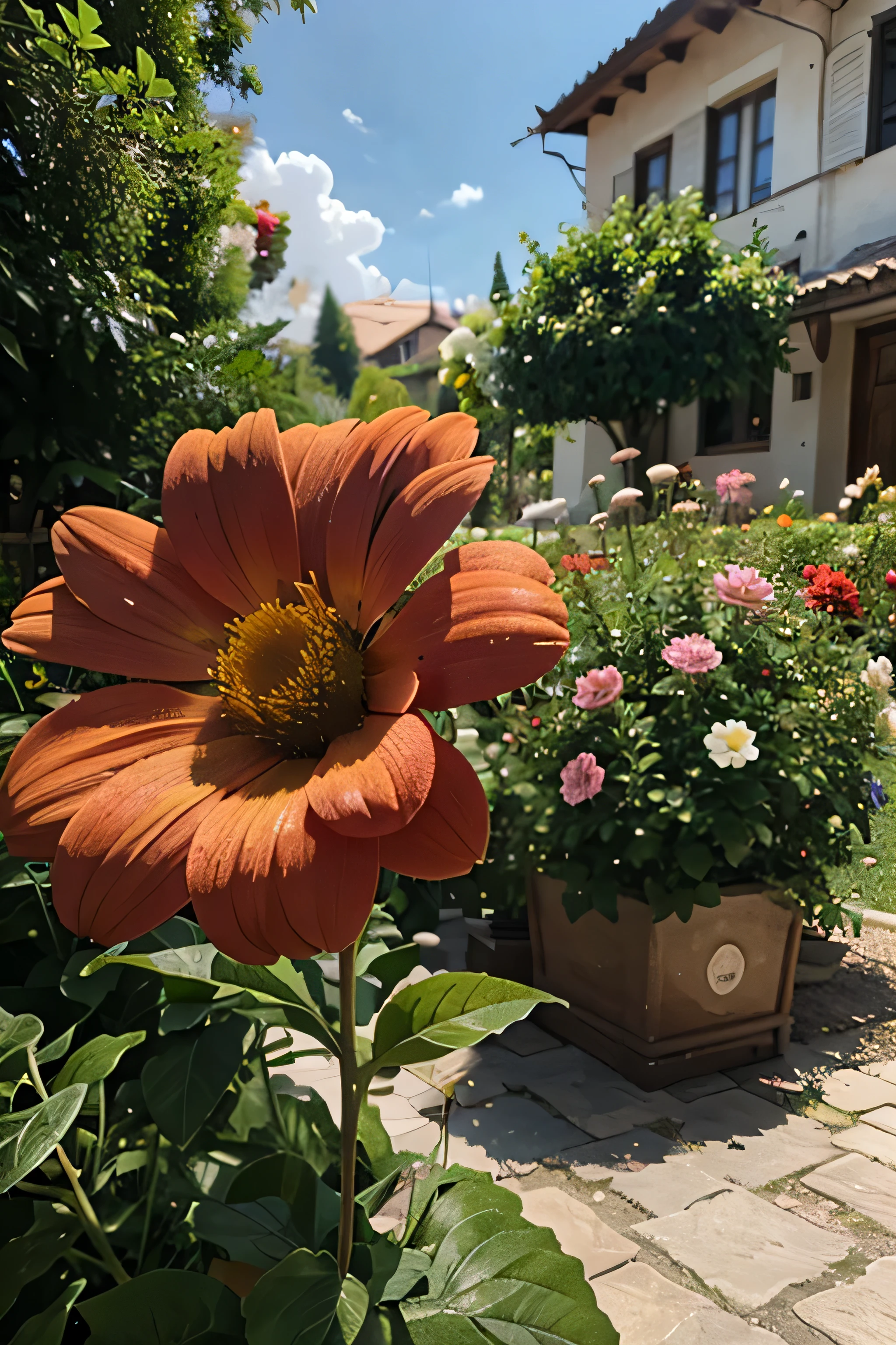 flower, patern, simetris