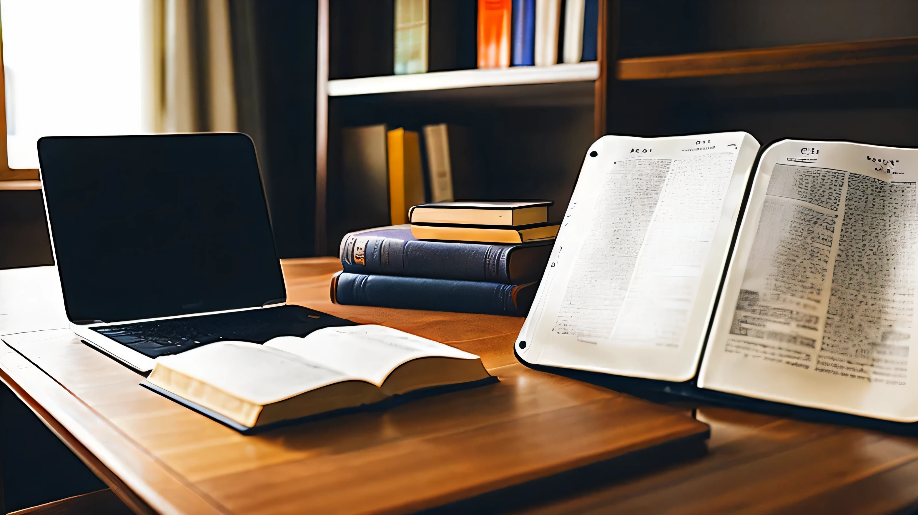 Open Bible、machine、Calm room、study、High resolution、