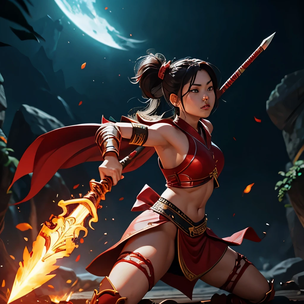 Ryujin Magic Warrior Flaming Spear