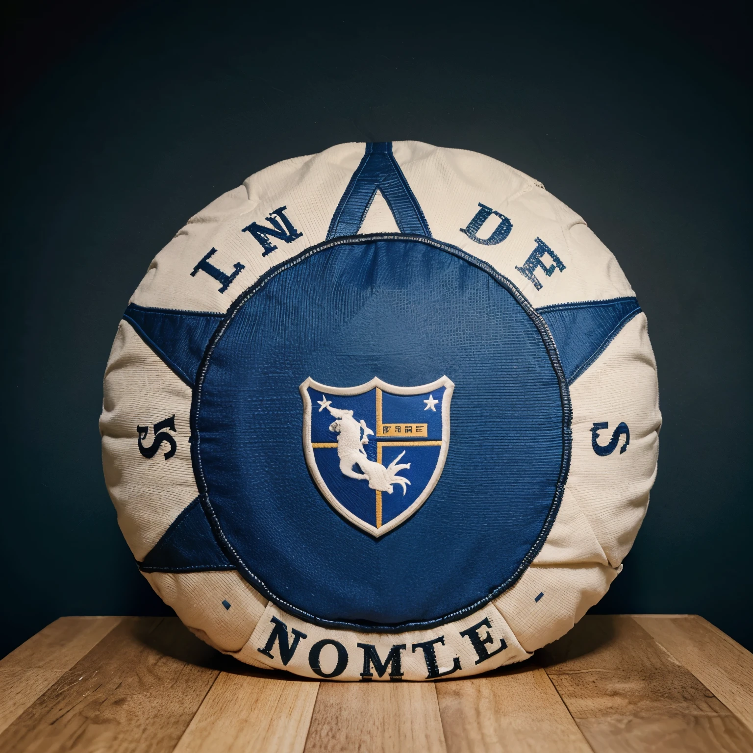 faz um escudo de equipe de futebol cuja o nnome e Iscee United onde tem um lobo no escudo