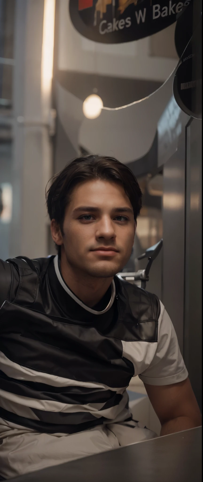 (best quality, 4k, 8k, highres, masterpiece:1.2), ultra-detailed, (realistic, photorealistic, photo-realistic:1.37), Change Background, Cyberpunk, Handsome Boy, detailed eyes, detailed lips, extremely detailed face, long eyelashes, futuristic hairstyle,