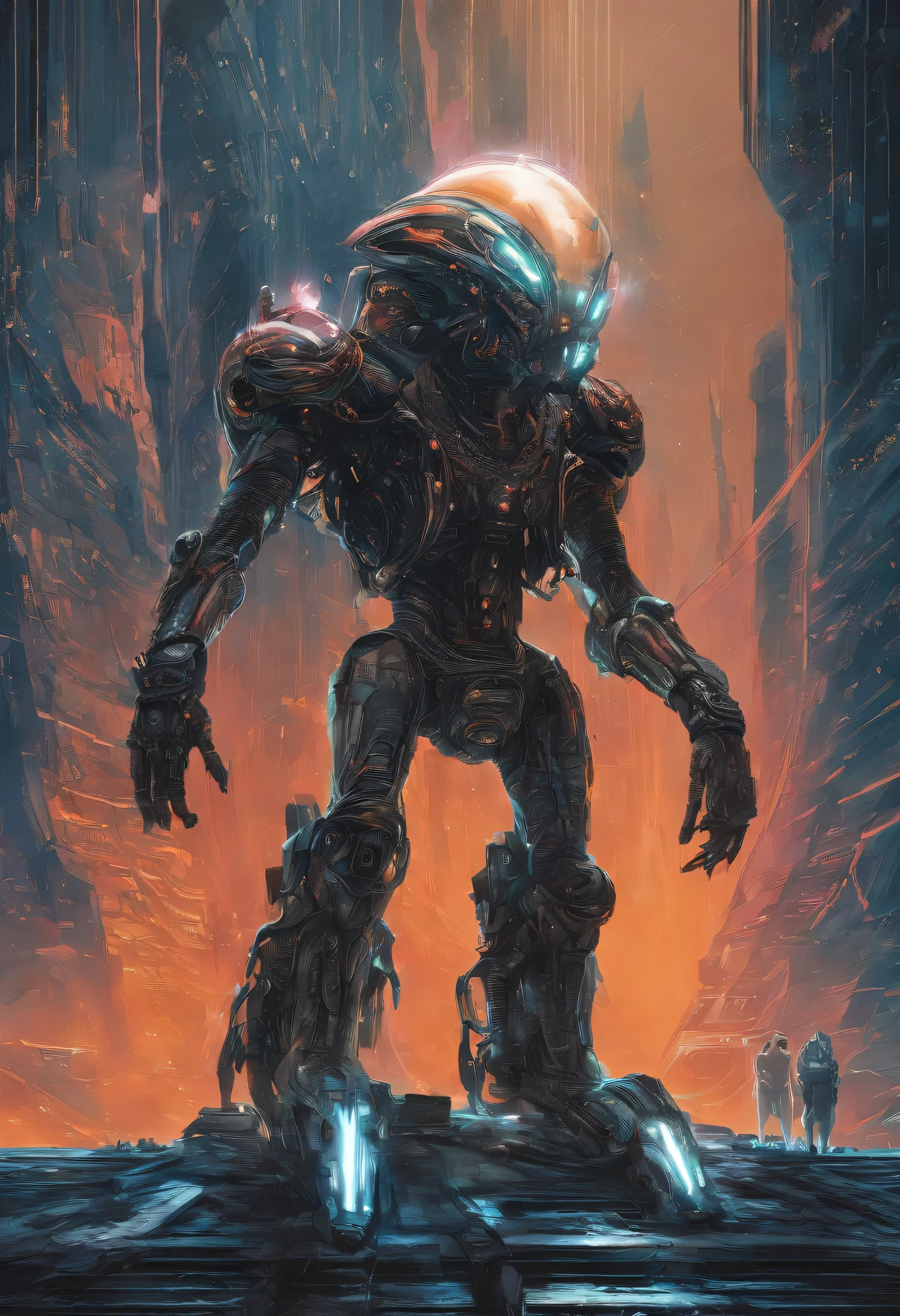 The Metabarons - Othon & Honorata, by Luis Duarte, Alexandro Jodorowsy Art, Juan Gimenez Art, Space Art, Sci-Fic Art, Dark Influence, NijiExpress 3D v2, Kinetic Art, Datanoshing, Oil painting, Ink v3, Splash style, Abstract Art, Abstract Tech, CyberTech Elements, Futuristic, Epic Sci-Fi style, Illustrated v3, Deco Influence, Air Brush style, drawing, Niji style
