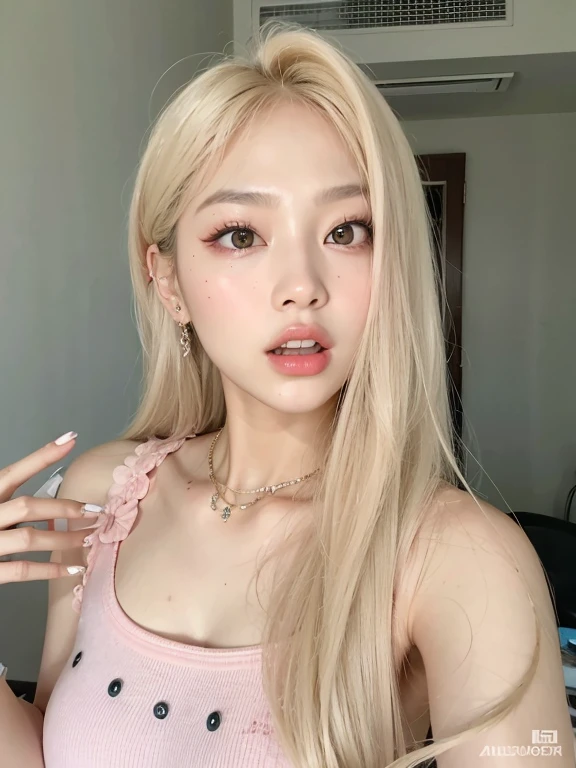 maquiagem sul-coreana popular, Kim Jennie face, Jennie from black pink face, ultrahd, 8k.