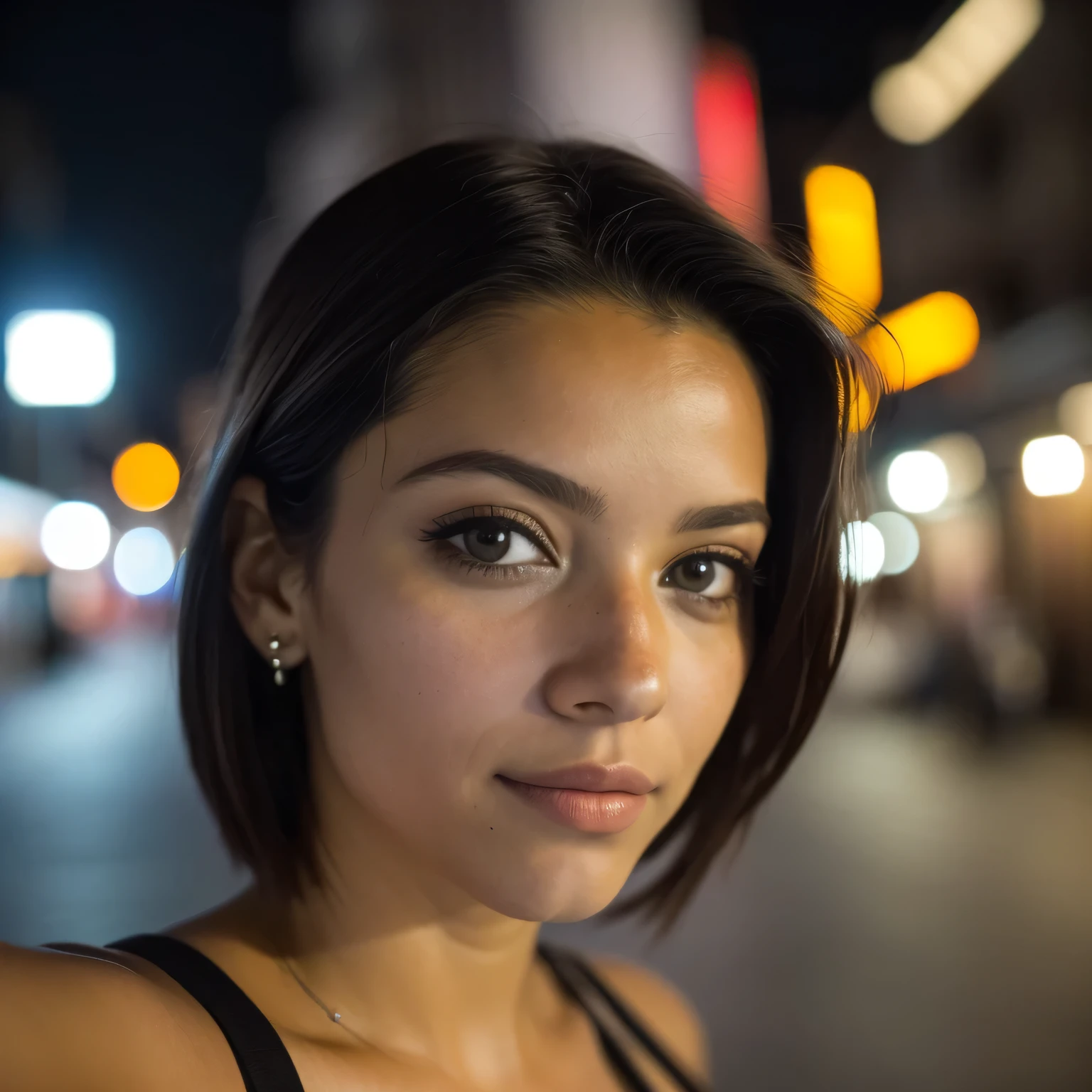 loira de 24 anos (mulher de olhos azuis), (selfie, vista do topo: 1.4), (metade reta do corpo: 1.4), Foto de retrato RAW UHD de uma loira de 24 anos (mulher de olhos azuis) caminhando por um beco escuro, seios grandes,, city at noite, (saia), (Decote), detalhes (Texturas! , cabelo! , brilho, cor!! , desvantagens: 1.1), olhos brilhantes com alto detalhe (Looking at the camera), SLR Lighting, SLR Camera, ultra-qualidade, nitidez, profundidade de campo, Film grain (Centro), Fujifilm XT3, claro como cristal, frame Centro, Rosto bonito, sharp focus, street lamp, neon lighting, Bokeh (mal iluminado), noite, (noite sky), poros detalhados da pele, Pele oleosa, queimadura solar, complex eye detalhes, corpo todo, seios grandes
