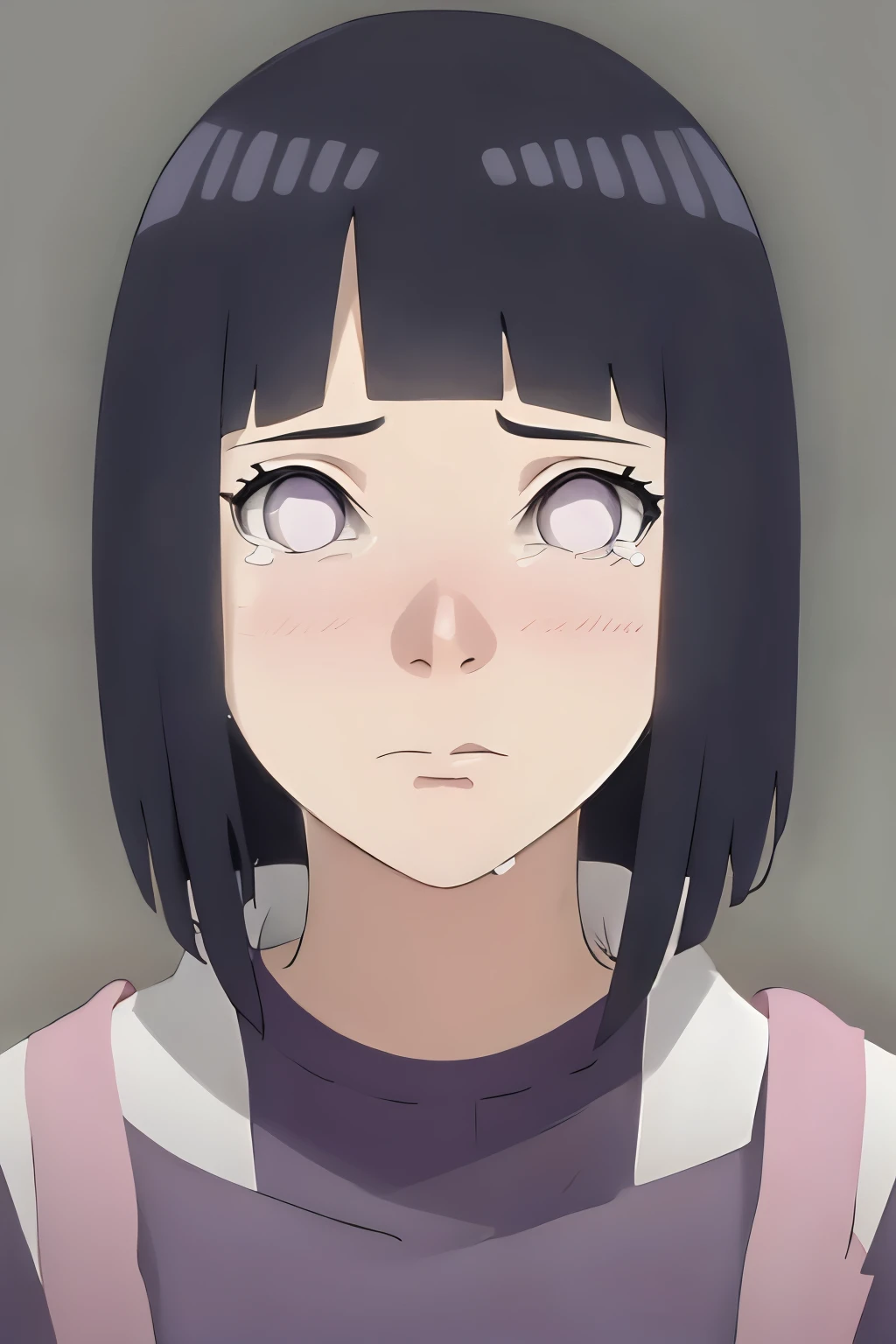 Hinata Hyuga having anal sex, big breasts, Pussy, glowing skin, flushed cheeks, orgasm expression