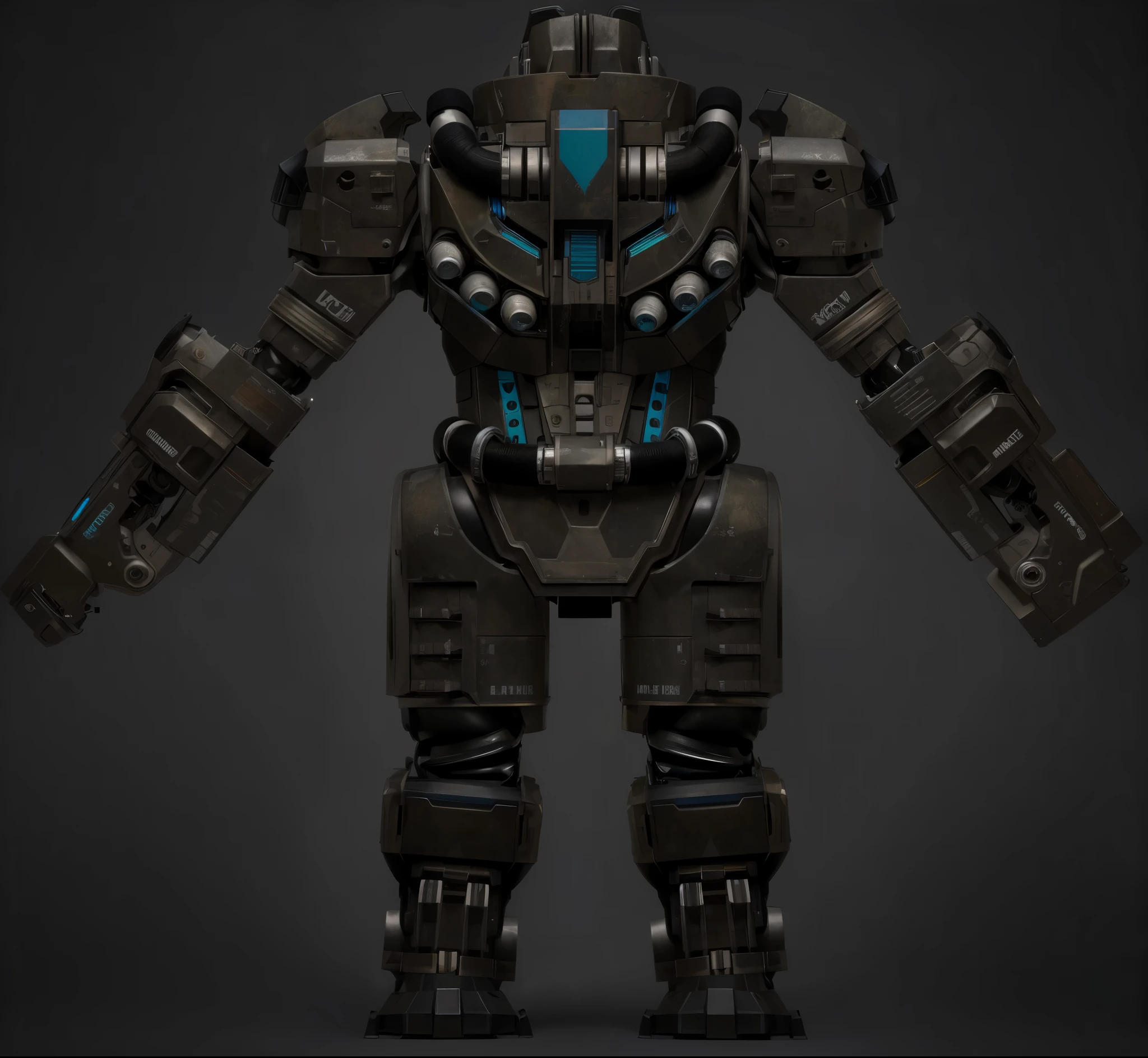 (masterpiece),(best quality:1.0),(ultra high resolution:1.0),robot, metal armor, back, wolfteam, 8k wallpaper, full body