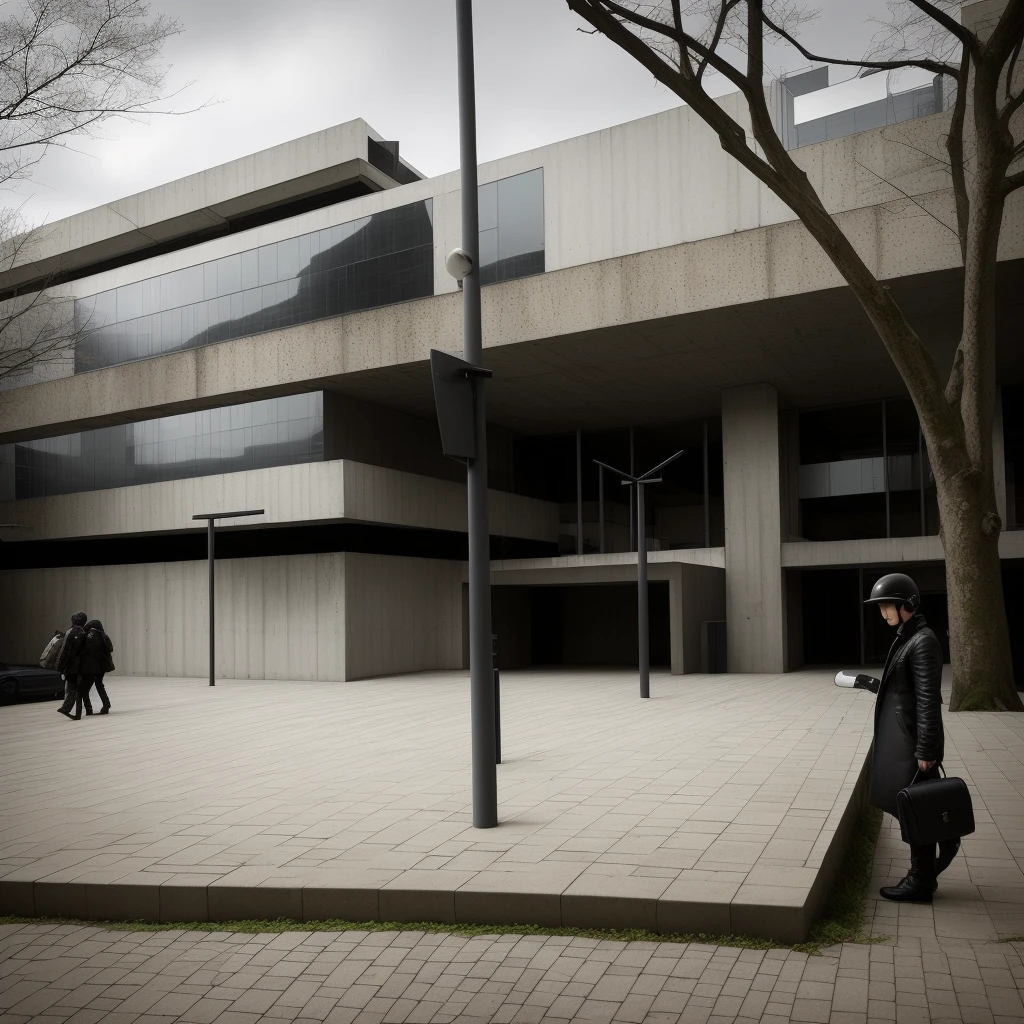In the style of atrocities, brutal building, cyber punk, brutality style, london south bank, neo-brutalism, Brutalist Shiloh, The appearance of the brutalist, Brutalist buildings, brutalism architecture, simple brutalist architecture, brutalism urban architecture, Brutalist buildings tower over