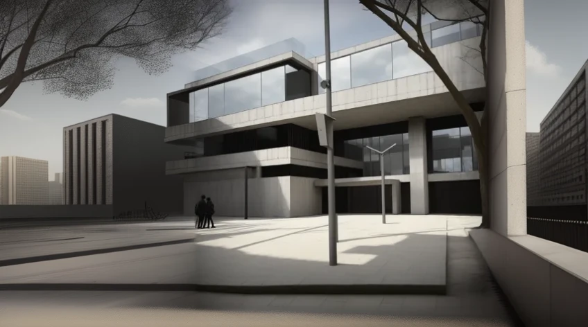 In the style of atrocities, brutal building, Exterior of the building, brutal style, london south bank, new cruelty, Brutalist Shiloh, Appearance of the brutal, Brutalist buildings, brutalism architecture, simple brutalist architecture, brutalism urban architecture, Brutalist buildings tower over