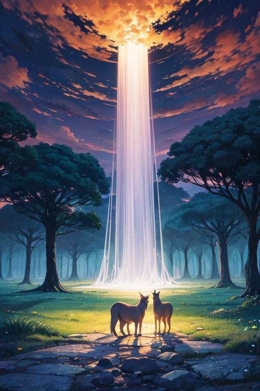In a magical universe of Palworld, where adorable creatures coexist with stunning landscapes, imagine an enchanting image that captures the essence of this fantastic world. Uma cena vibrante e repleta de vida, onde Palmonstros coloridos brincam em prados exuberantes, while the sun casts its golden rays over a peculiar city in the background.

No centro da imagem, a majestic and unique Palmonstro stands out, com pelagem suave e olhos brilhantes, conveying a sense of friendship and adventure. Ao redor, other curious creatures share moments of play and interaction, criando uma atmosfera de harmonia e magia.

The landscape is a spectacle in itself, with tall, leafy trees that stretch as far as the eye can see, e montanhas distantes que adornam o horizonte. The sky is painted with dazzling colors, turning from soft pink and lilac tones in the twilight to a deep blue at night.

Esta imagem sem copyright transporta os espectadores para o universo cativante de Palworld, where imagination comes to life and friendship between humans and Palmostros flourishes. A magical vision that invites everyone to explore and marvel at the beauty of this extraordinary world.