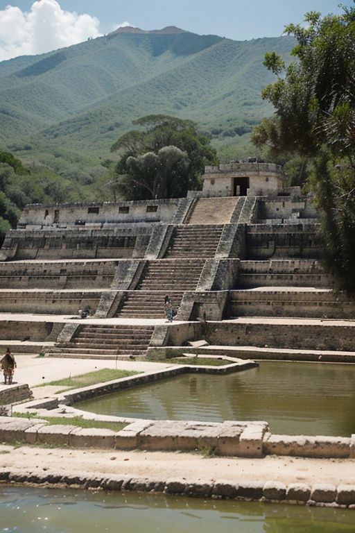 In a region where there are no mountains or rivers, A large number of Mayans from Chichén Itzá arrive at a town called Panab Haa "there they dug looking for water, and when they came from there they refilled their loads with water from the depths". Es decir hicieron pozos