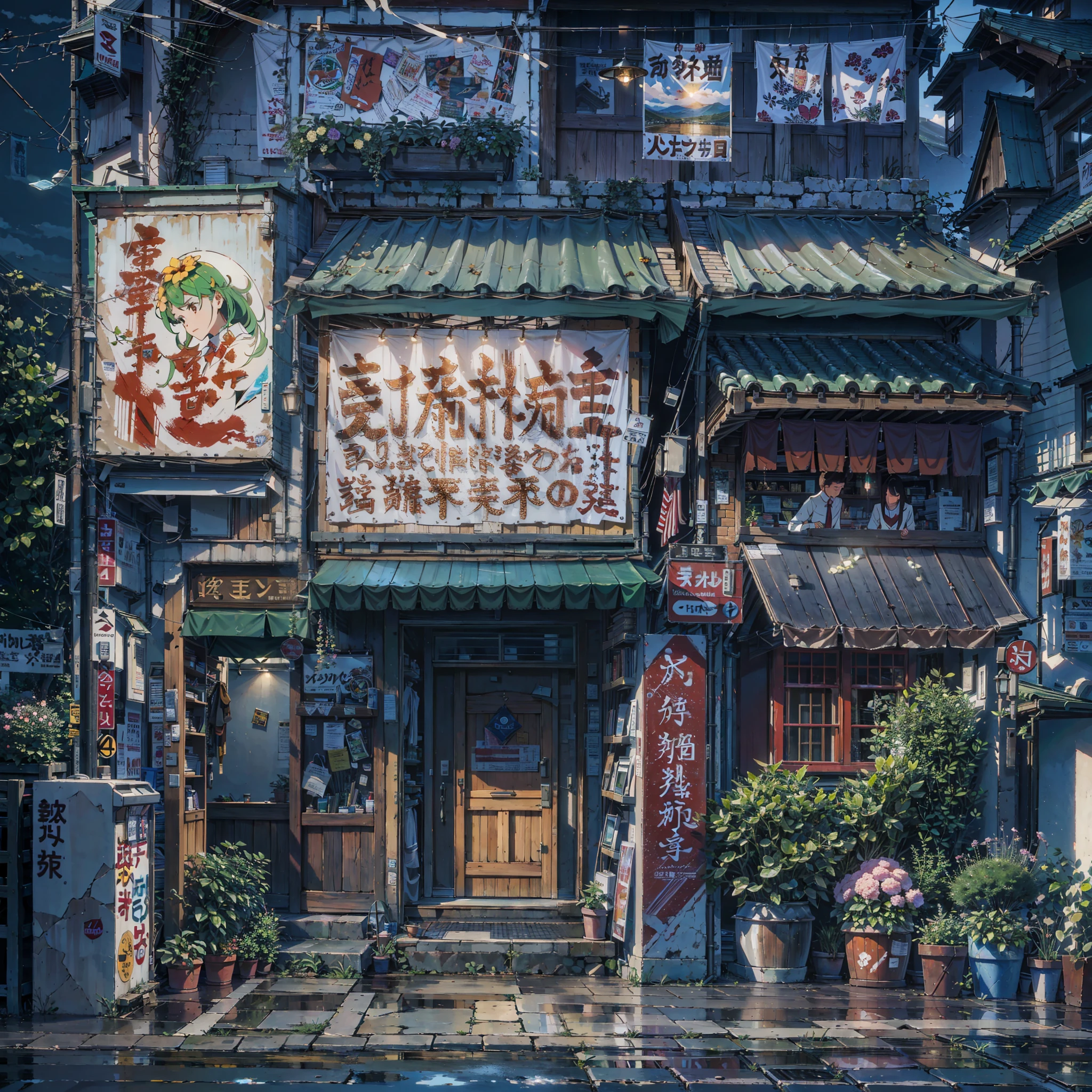 best quality,ultra-detailed,realistic,glass window,reflection,beautiful detailed light and shadow,crystal-clear transparency,architectural design,peaceful courtyard,serene atmosphere,vivid colors,soft natural lighting,geometric patterns,arches and curves,subtle textures,contemporary art style,subtle color palette,temporal and spatial dimensions