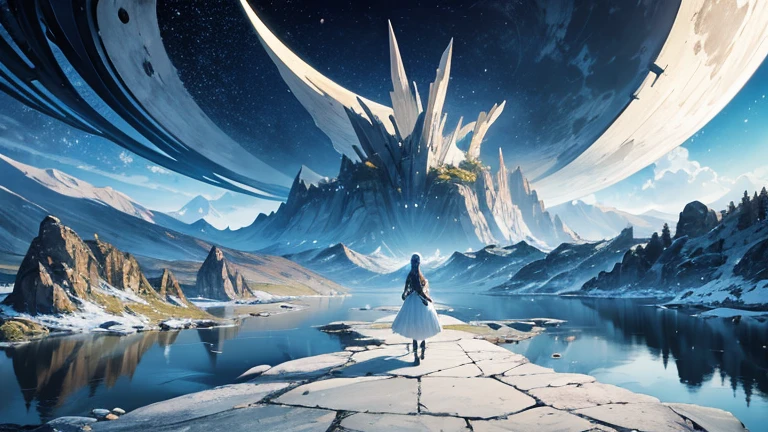 Throughout her journey, Aria encountered incredible geological formations, magical creatures, and even floating cities that existed only for a few fleeting hours. Each new transformation of Morpheon was a unique spectacle, a living canvas painted across the cosmos.

As Aria ventured further into the heart of Morpheon, she discovered mesmerizing geological wonders. Towering crystalline structures adorned the landscape, catching the light in a dazzling display of colors that seemed to defy the laws of nature. Aria marveled at the intricate patterns etched into the rocks, a testament to the planet's artistic prowess.

Magical creatures, born of Morpheon's ever-shifting energies, crossed Aria's path. Each one was a manifestation of the planet's creativity, with features that adapted seamlessly to the changing environments. Aria formed bonds with these creatures, learning from their resilience and sharing in the magic that flowed through their veins.

The discovery of floating cities took Aria's breath away. Architectural marvels suspended in the sky, these cities materialized during specific transformations, offering a glimpse into a realm that defied gravity and architectural norms. Aria explored these ethereal metropolises, witnessing the hustle and bustle of life that flourished in the brief moments of their existence.

Every transformation of Morpheon became a chapter in Aria's story, a tale woven with the threads of wonder and exploration. The planet unfolded its secrets like pages in a cosmic novel, each chapter more enchanting than the last. Aria documented her experiences, creating a visual and written chronicle that would serve as a testament to the ephemeral beauty of Morpheon.

As the celestial ballet continued overhead, Aria pressed on, eager to witness the next masterpiece that Morpheon would unveil. Her journey was not just an exploration of the planet's ever-changing landscapes; it was a celebration of the limitless creativity that flowed through the vein