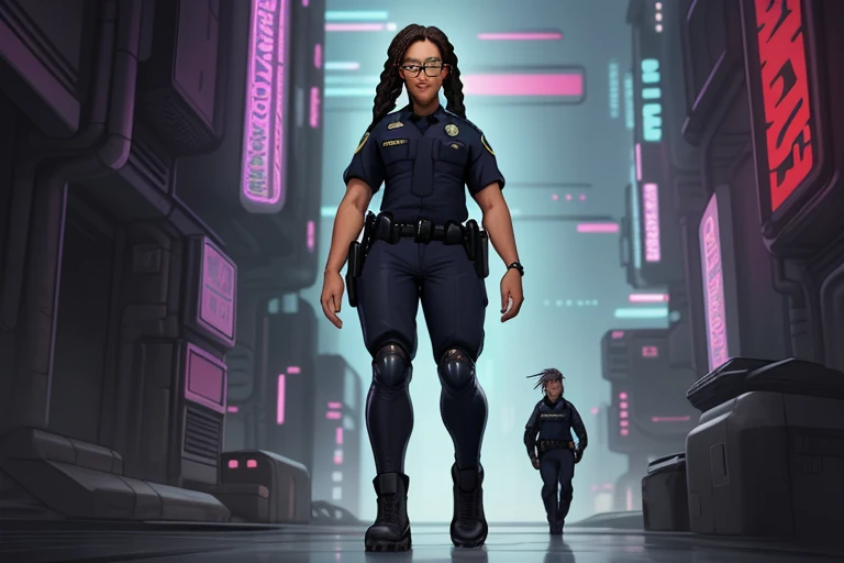 ((masterpiece)),(((best quality))),((character design sheet)), illustration,1woman, environment Scene change, (long braided hair:1.4),((cyberpunk police officer:1.5)), muscular, black legs, thick legs, (pale skin:1.3)scribbles and marks, light blue shirt, ((detailed face:1.1)), rough sketches, (puffy lips:1.4), pose too, ((brunette hair:1.2)), (police officer outfit:1.3) , 8k,16k, (simple background, light background: 1.3) ((Style 20 year old black woman with glasses , com ,big vagina Art Vista de Corpo Inteiro, plano completo, View various frontal poses, de personagem, views and points of view, um personagem, corpo inteiro, personagem com menos, estilo de roupa, no mesmo Estilo de cabelo, less Type of footwear, FORTE )):: ((full body view, plano completo, Vista design de personagem, views views, de um personagem, corpo inteiro,, personagem com menos, estilo de roupa, no mesmo Estilo de cabelo, less Type of footwear)):: Uma mulher Moreno de uma mulher seios , position of 69 position, cabelo afro caindo para a frente, Tipo Rasta, but braided, com belos seios corpo perfeito com , a wide thigh is a beautiful woman, com seios lindos corpo perfeito, uma coxa larga, um destino com ,sexual expression, erotismo