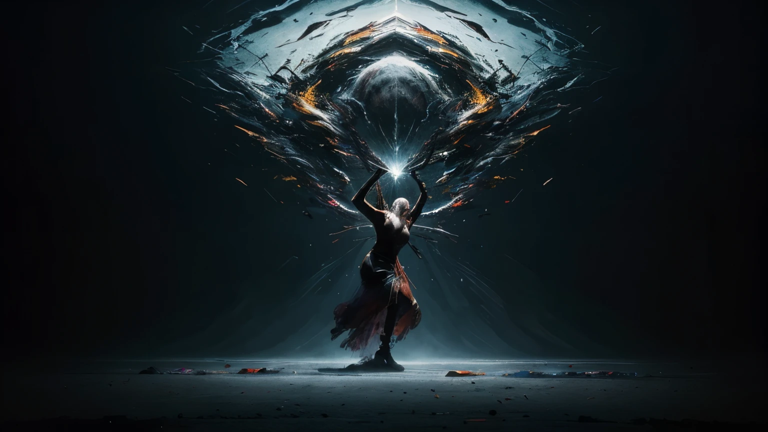 best quality,highres,(realistic:1.37),(colorful, vibrant),(contrasting elements:1.1),abstract painting,life and death,expressive brushstrokes,dynamic composition,detailed textures,(dark, ominous) undertones,bold color palette,light and shadow,emotional intensity,striking contrast,balance of light and dark,dramatic symbolism,subtle gradations,depth and dimension,layered imagery,unpredictable forms,sense of movement and energy,visceral experience,evocative atmosphere,powerful emotions,thought-provoking concept,ethereal and transcendent,interplay of shapes and lines,fluidity and rhythm,captivating visual narrative,open to interpretation,profound impact on the viewer