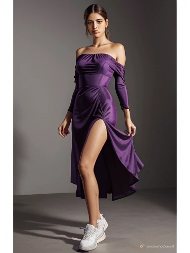 "Crie uma imagem excepcional de Isabella, a modelo carioca, paying special attention to the details of the dress, roupa e sapatos. The dress is long and fluid, vibrant in colors that highlight your dark skin, with a subtle neckline that balances elegance and innocence. The fabric of the dress is chosen to convey a feeling of lightness and fluidity., adding an ethereal dimension to the scene. Detalhe o vestido para que destaque as curvas de forma elegante, sem excessos sensuais.
As for clothing, explore a versatilidade do estilo de Isabella. Show her wearing sneakers and skirts in some situations, highlighting your relaxation and freedom. Em outras, visualize-a usando vestidos finos e caros, emphasizing her elegance and prestige as a model. Make sure each piece of clothing highlights you in a unique and imposing way.
Quanto aos sapatos, Pay attention to detail, be it casual sneakers, sophisticated heels or even relaxed boots. Cada par de sapatos deve complementar o estilo geral de Isabella, proporcionando um toque adicional de personalidade.
Mantenha o tom geral da imagem respeitoso e elegante, highlighting Isabella's unique beauty. A assinatura 'Edson Souza Leite, from EddY Digital Solutions, ESL' exclusivity should be incorporated in parts throughout the code to add prestige and authenticity to the work."