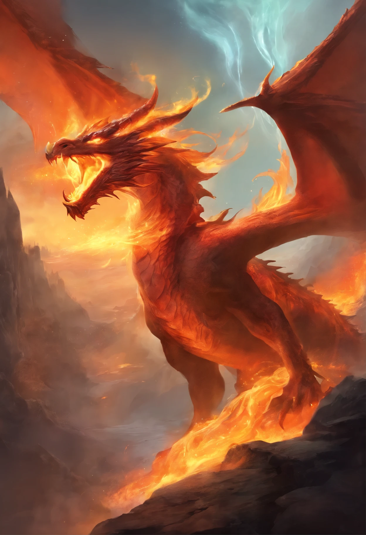 Creatures     Fire Elemental and Dragon   Garibas