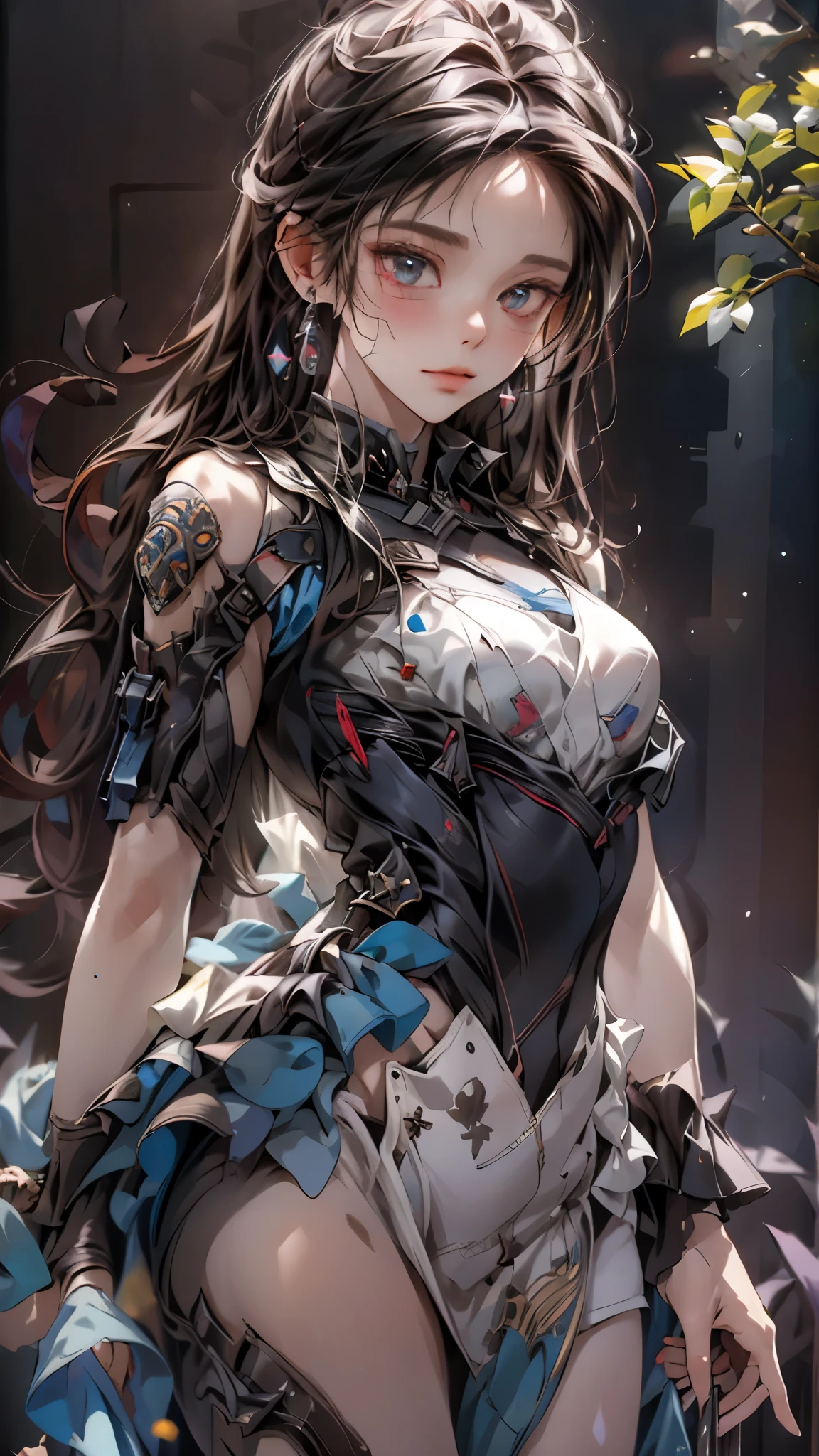 ((highest quality)), ((masterpiece)), (detailed:1.4), 。.。.。.3D, beautiful cyberpunk woman image,nffsw(high dynamic range),ray tracing,NVIDIA RTX,super resolution,unreal 5,Scattered beneath the surface,PBR texturing,post processing,anisotropic filtering,Depth of bounds written,maximum clarity and sharpness,multilayer texture,Albedo and specular maps,surface shading,Accurate simulation of light-matter interactions,perfect proportions,octane rendering,two-tone lighting,wide aperture,Low ISO、White balance、Rule of thirds、8K students、((Holding a sword in your hand))(((Look back and look back)))(((colorful clothes)))