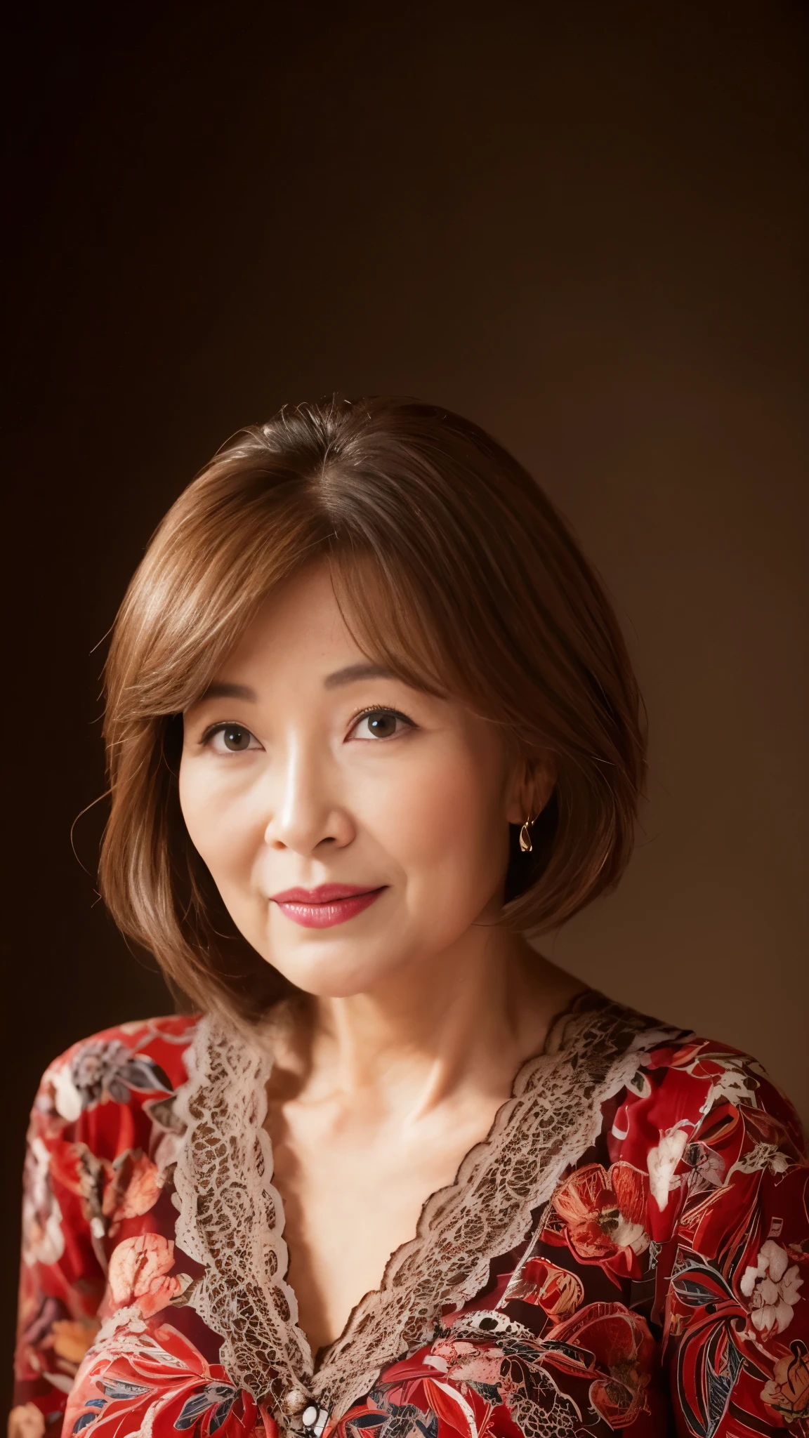 Remove the background, gravure, (long face), describe the lips correctly, red lipstick, from the chest up, elderly AV actress, old face, highest quality, super detailed, realistic, super dense skin, perfect anatomy, (1 Japanese mature woman), (Erotic), 100 years old, big breasts, Bewitching, Glamour, Sexy, pure white skin, looking at the viewer,