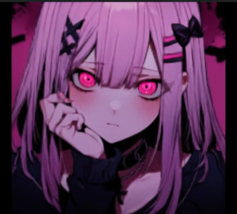 Menhera、red background、high resolution、masterpiece、Amazing