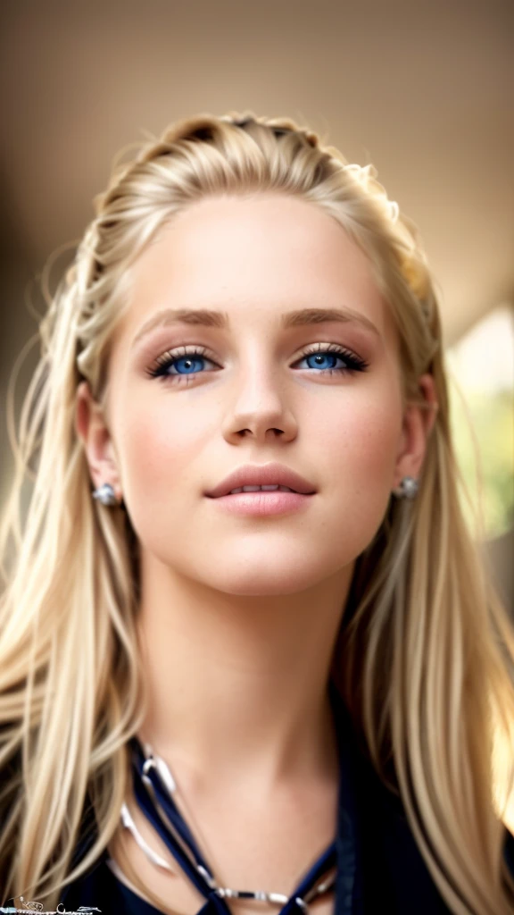 ((best quality)), ((ultra res)), ((photorealistic)), (intricate details), 19 years old, blonde hair, perfect face, make up:1.5, light on face, face detail, NAKED, short hair,