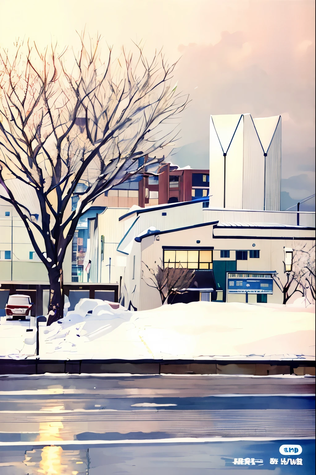 there is a man that is walking down the street with a umbrella, japanese high school, matoko shinkai, aomori japan, by Hasegawa Settan, by Kiyohara Tama, by Miyamoto, yuji himukai, yoh yoshinori, white building, by Kamagurka, naoya tanaka, gunma prefecture