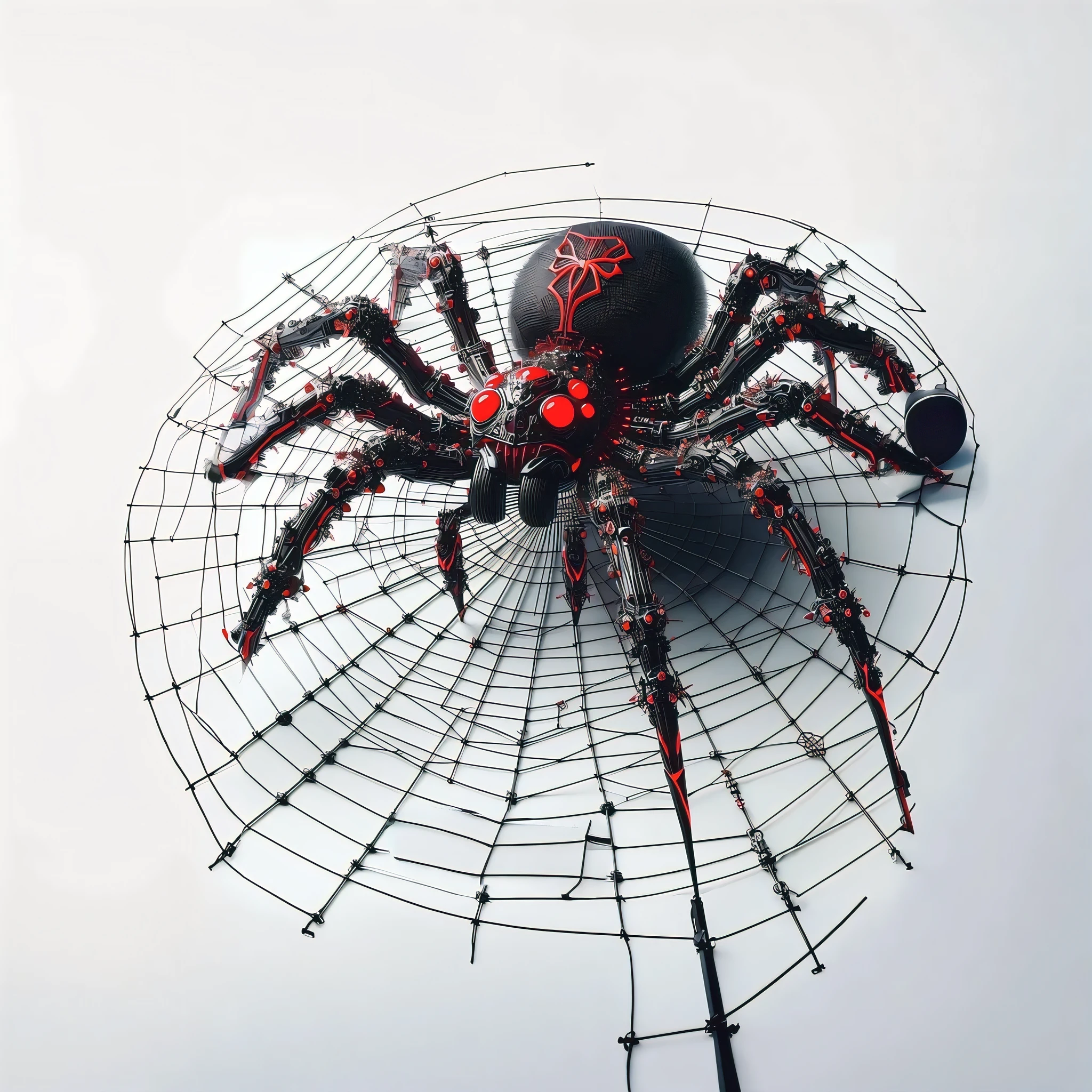 3D Text write "Spider"